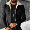 Men's Lamb Wool Denim Jacket