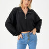 Women’s Loose Half Zipper Sweatshirt