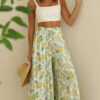 Simplee Solid Wide Leg Pants 13