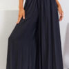 Simplee Solid Wide Leg Pants 14