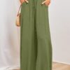 Simplee Solid Wide Leg Pants 17