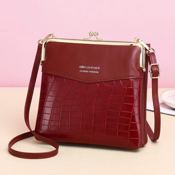 QBH Crocodile Pattern Crossbody Bag