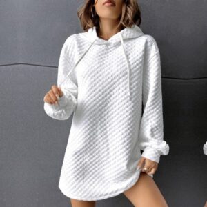 Women’s Drop Shoulder Loose-fitting Hoodie