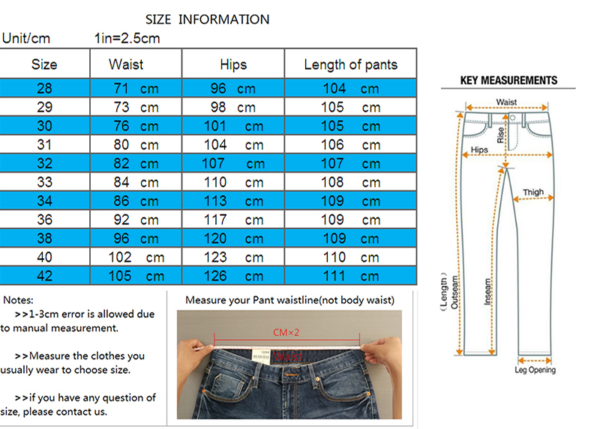 Straight Casual Stretch Jeans For Men