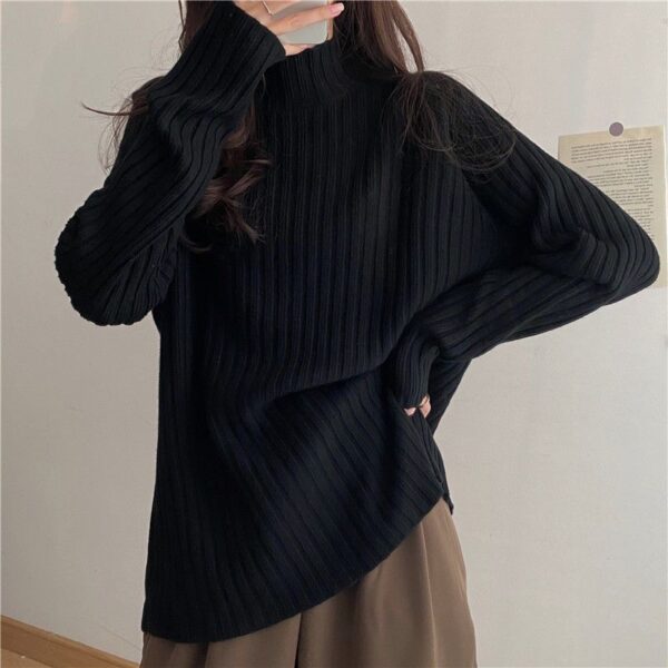 Idle Style Mock Neck Sweater