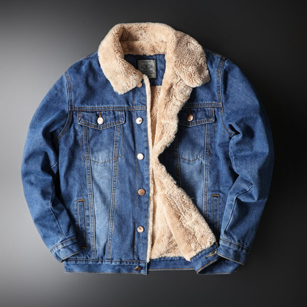 Men’s Warm Denim Jacket