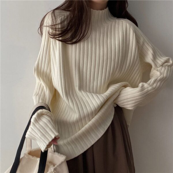 Idle Style Mock Neck Sweater