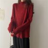 Idle Style Mock Neck Sweater